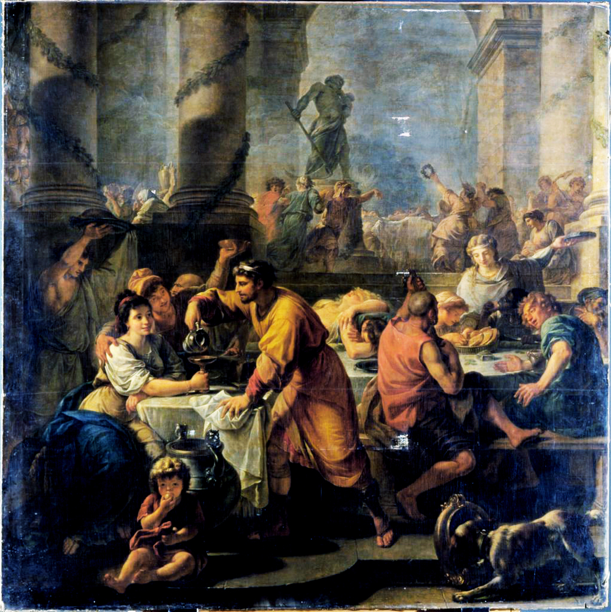 Saturnales, par Antoine Callet - 1783 Saturnales, par Antoine Callet - 1783